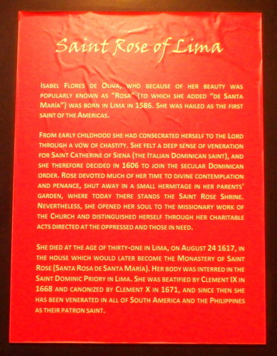 Museo del Convento de Santo Domingo Nuestra Señora del Rosario.